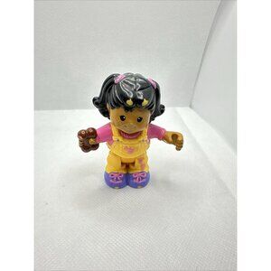 Fisher-Price Little People Bendable Little Girl Holding a Dog Bone Veterinarian